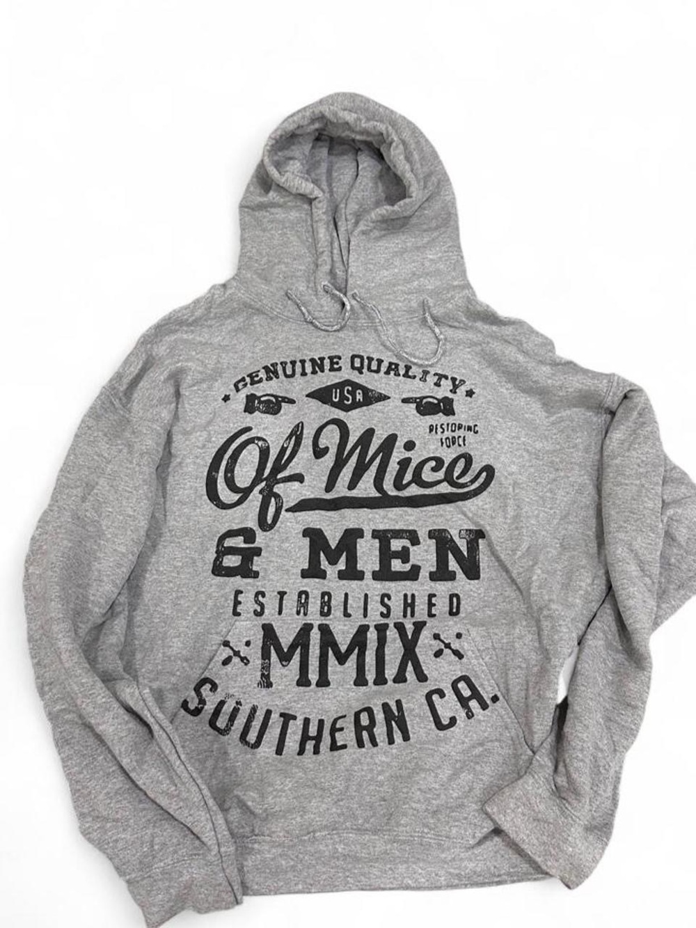 Of Mice & Men Gray Graphic Hoodie